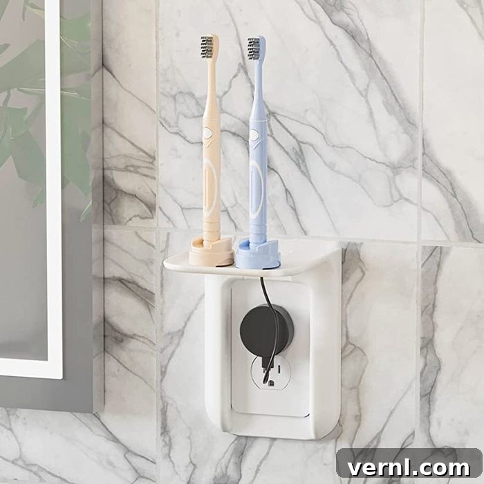 Power Up & Tidy Up: The Smart Outlet Shelf 2 Wali Wall Outlet Shelf: Organize Your Devices and Declutter Counters
