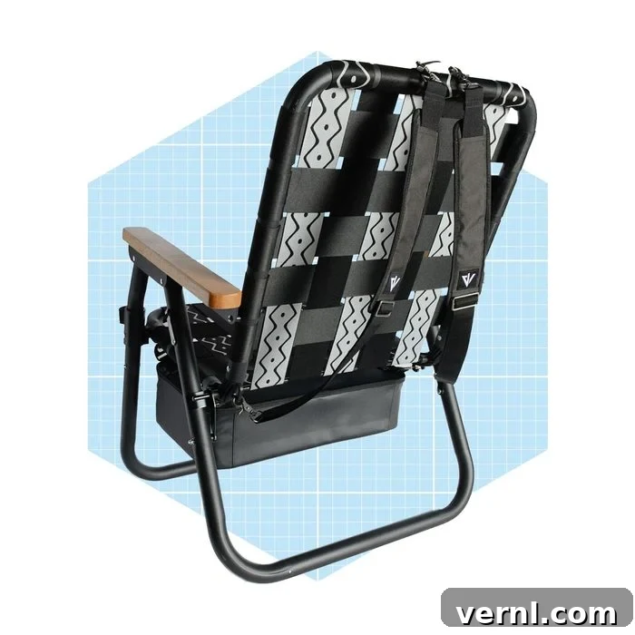 The Camping Chair That Does It All: Built-In Backpack and Cooler 2 Parkit Voyager Cooler Chair - Stylish and Functional Design