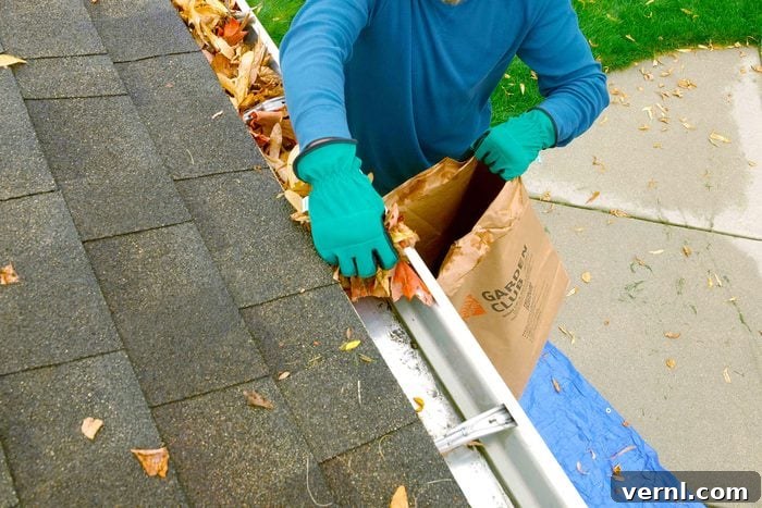 DIY Projects for New Homeowners 4 Cleaning Gutters
