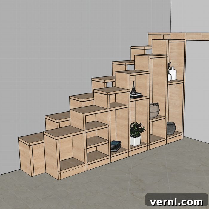 Witch Stairs Unveiled: Their Form and Function 2 Detailed view of witch stairs showing alternating treads and steep design
