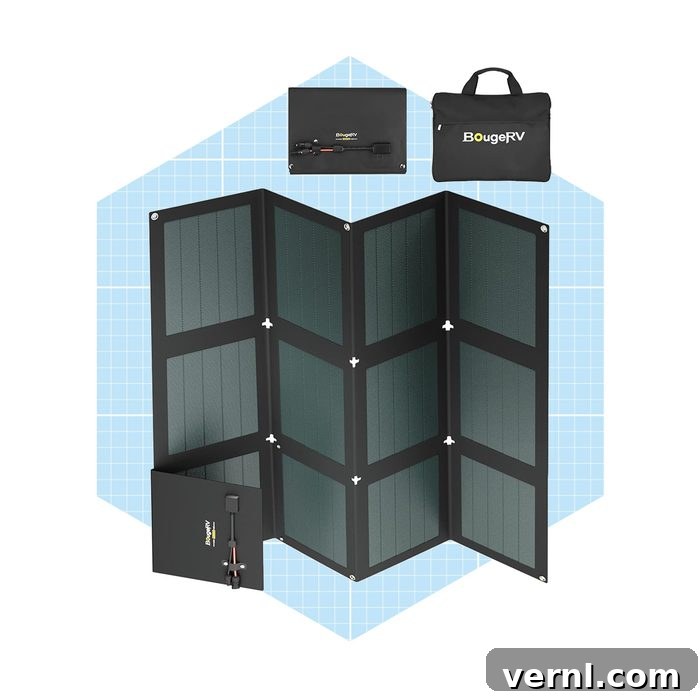 Your Essential Guide to Portable Solar Panels 5 BougeRV Paso 100W CIGS Portable Solar Blanket