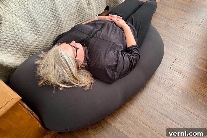 Moon Pod: A Beanbag Champion? (Our Verdict) 4 woman testing a moon pod
