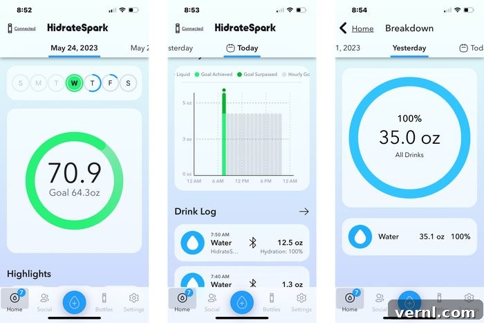 HidrateSpark Pro Smart Water Bottle Is It Worth The Hype 5 Fhm Hidrate Spark App Screenshots Sheri Kaz Jvedit