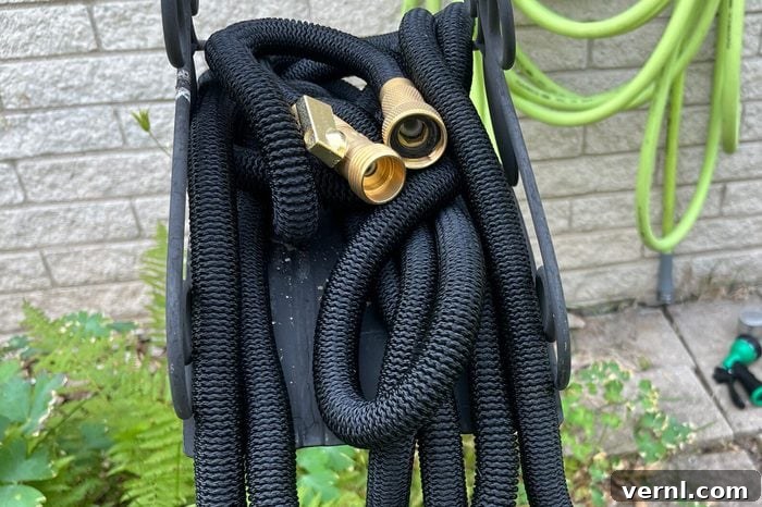 Flexi Hose Tested Our Verdict on the Best Expandable Garden Hose 6 Flexi Hose in a holder
