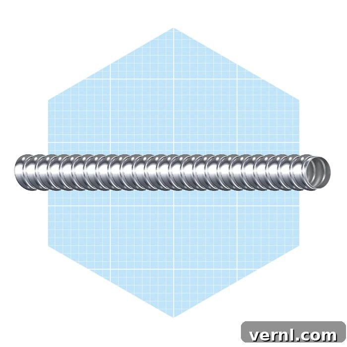 Demystifying Electrical Conduit Wiring 3 Flexible Metal Conduit (FMC) for connecting appliances and vibrating equipment