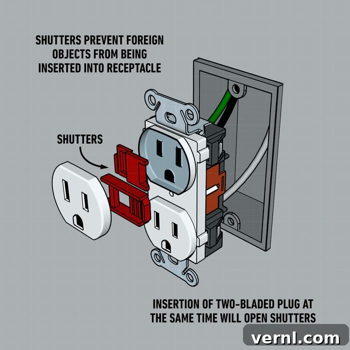 Mandatory Locations for Tamper Resistant Outlets 2 How A Tamper Resistant Receptacle Works