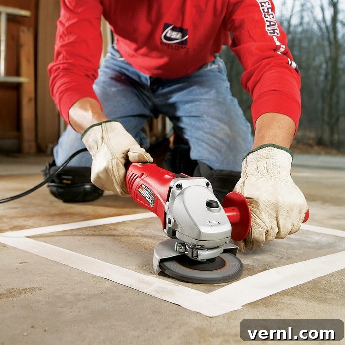 sanding floor
