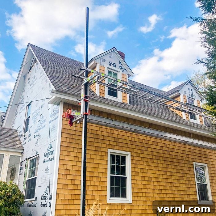 A House with Golden Roofing