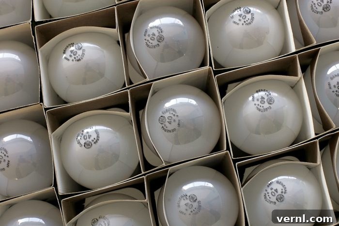 Bright Ideas: Understanding the Incandescent Bulb Ban 2 Boxes of incandescent light bulbs are seen at the City Lights Light Bulb Store in San Francisco, California