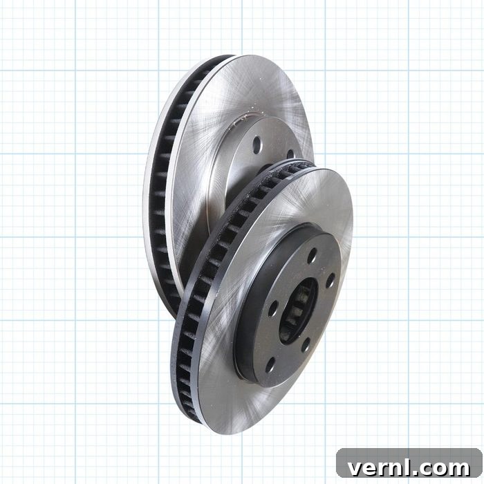 Everything You Need to Know About Brake Pad Replacement and Repair 4 Metal rotors on FHM ocean screen grid background