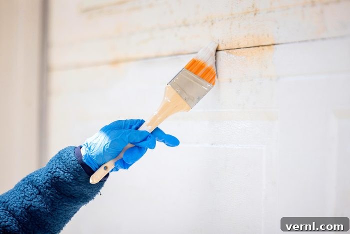 Banish Garage Door Rust 2 painting garage door rust