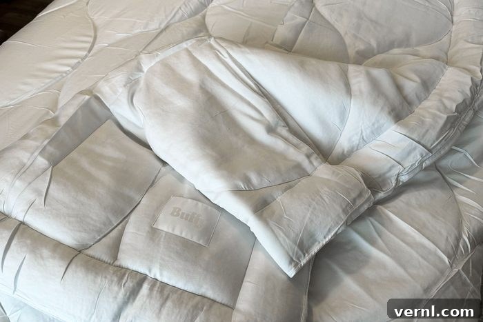  Buffy Cloud Comforter - soft, lightweight, fluffy, and sustainable