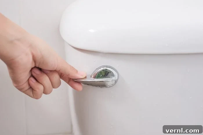 Toilet Water vs Sink Water: Understanding the Differences 2 Person flushing the toilet