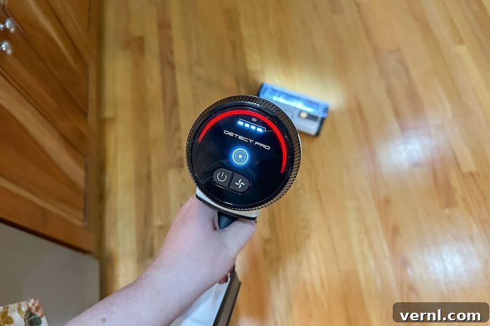 Shark Cordless Pro: The Vacuum That Cleans Up After Itself 4 Shark Cordless Pro Vacuum Digital Display