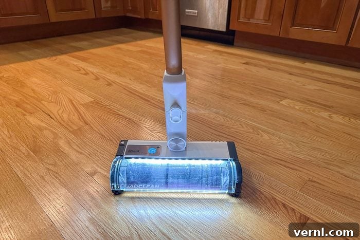 Shark Cordless Pro: The Vacuum That Cleans Up After Itself 5 Shark Cordless Pro Vacuum cleaning the floor