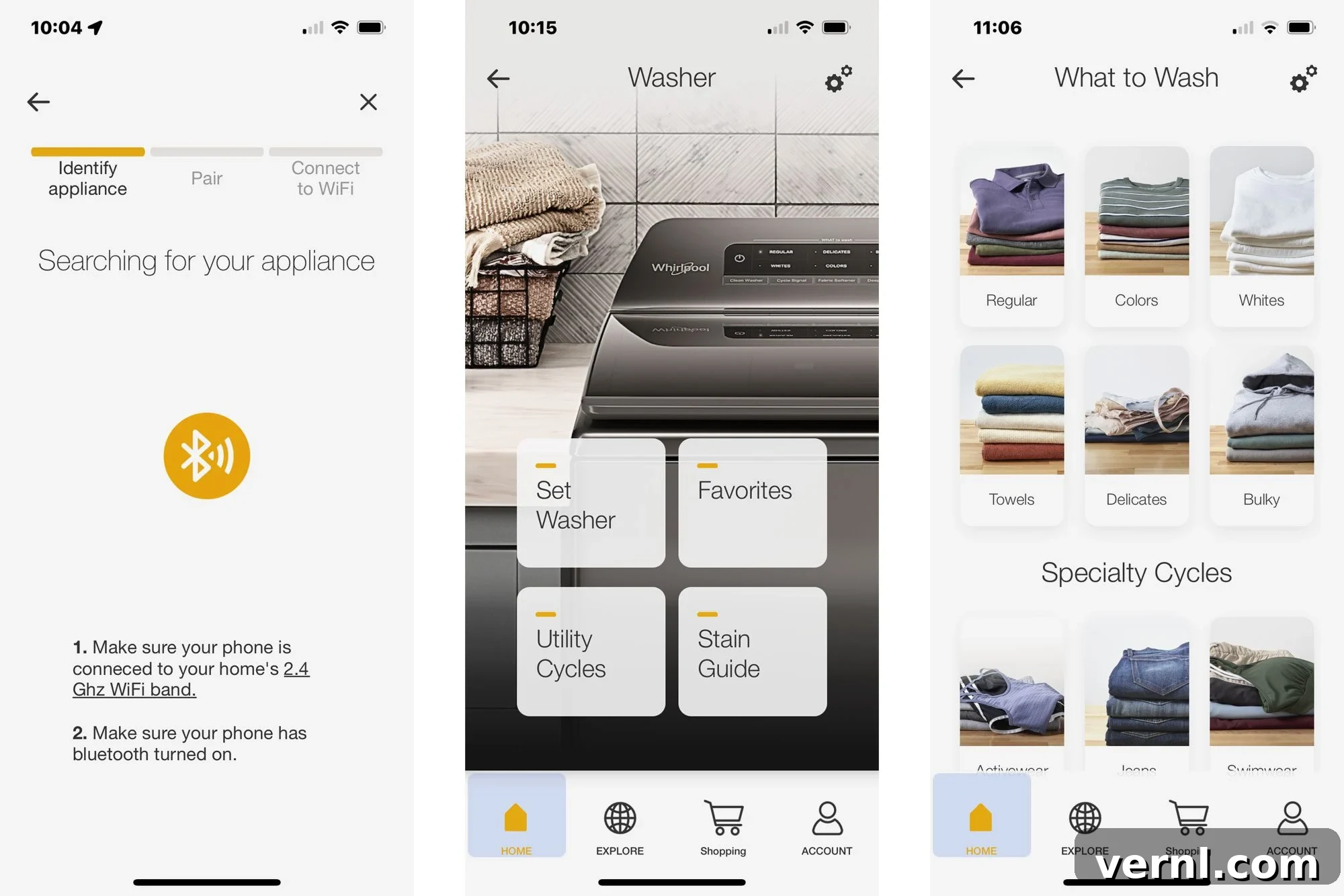 Whirlpool 2 In 1 Removable Agitator Washing Machine App Screenshots