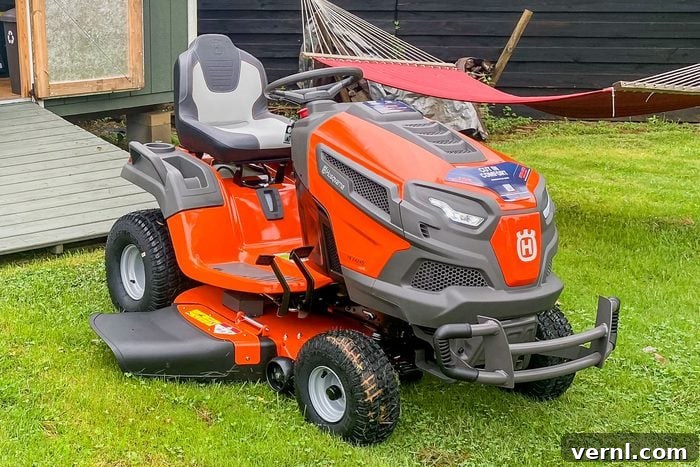 Husqvarna TS 242XD Review Power Speed and a Smooth Ride 7 Husqvarna Ts 242xd Riding Lawn Mower