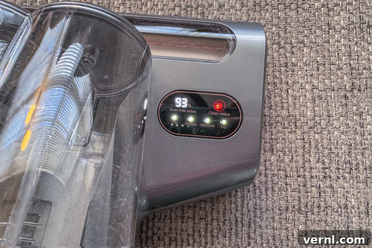 Mattress Vacuum Breakthrough: Giving Your Bed the Deep Clean It Deserves 5 Jigoo Bed Vacuum Cleaner in action, showing dust removal