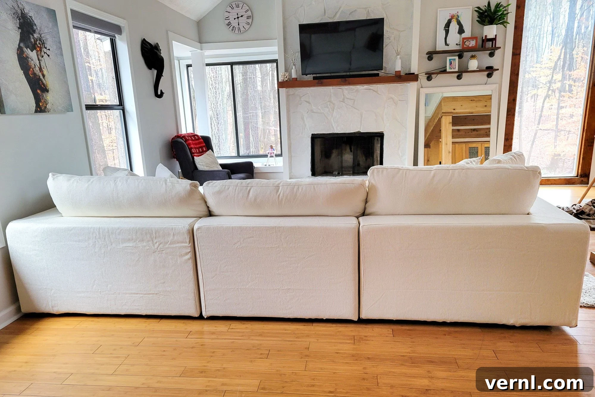 7th Avenue 4-Seat Modular Chaise Sectional