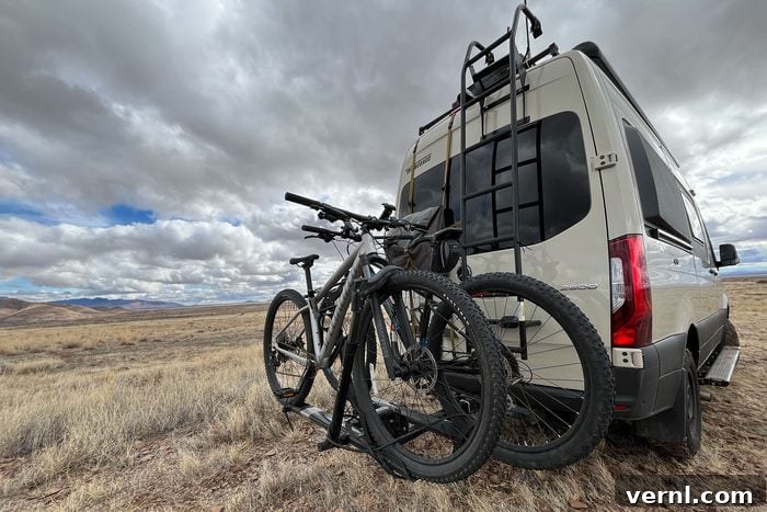 Four Years On: Why I Still Recommend the Kuat Bike Rack to Nearly Everyone 10 Bikes locked on rack behind van