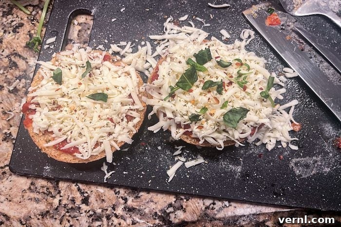 The Halo Pizza Oven Unlocked Pizzeria Quality Pizza in My Home 9 Uncooked Pizza Bagels ready to be baked