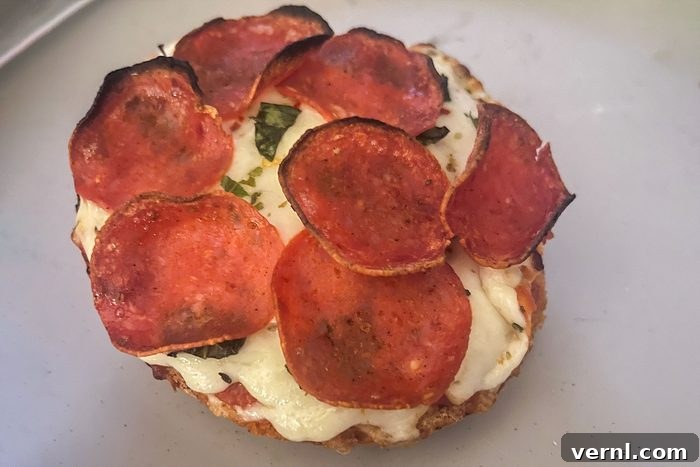 The Halo Pizza Oven Unlocked Pizzeria Quality Pizza in My Home 10 Baked Pizza bagel with pepperoni