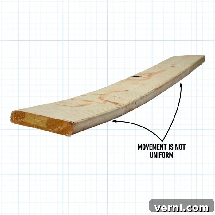Wood Movement Demystified Your Ultimate Guide 4 Wood warping, twisting, and cupping