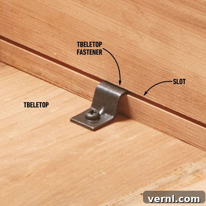 Wood Movement Demystified Your Ultimate Guide 10 Allowing tabletops to float to accommodate wood movement