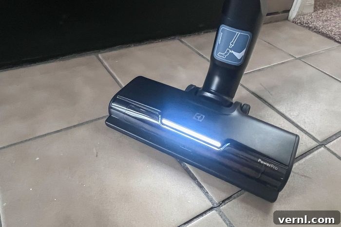 Electrolux Ultimate 700 Series Vacuum Put to the Test Our Findings 3 LED light on Electrolux Ultimate700