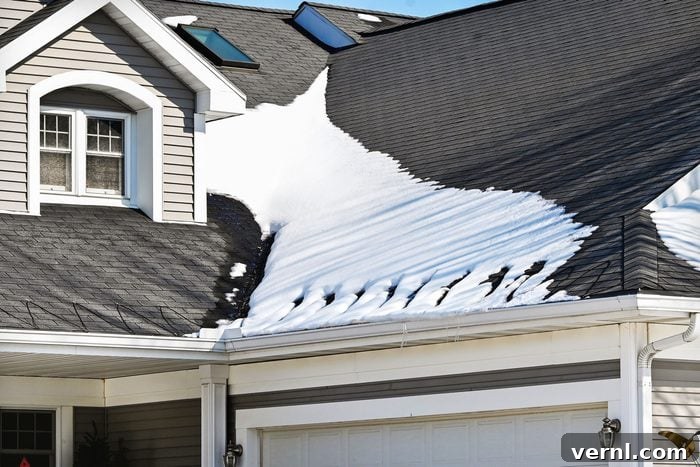 Making the Call When to Replace Your Roof 3 Ice On The Roof Of House