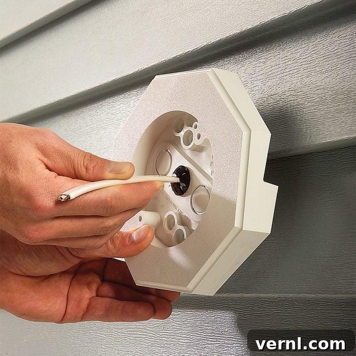Securely Attaching Lights to Vinyl Siding 2 How You Can Mount Lights On Vinyl Siding Fh06apr 467 05 016