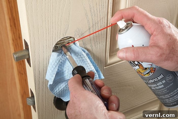 Lube The Lock Cylinder