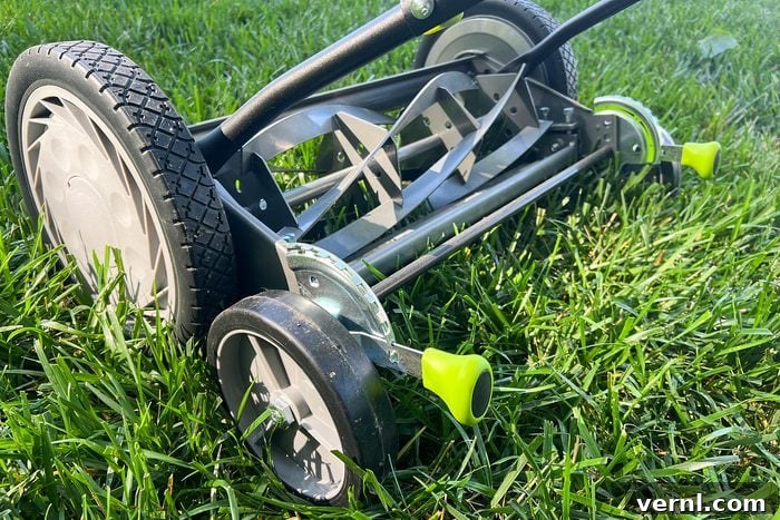 Behind the Blades: A Pro Review of the Earthwise Reel Mower 4 Earthwise Reel Mower Alex Kronk Ssedit B