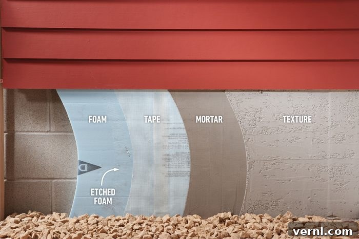 What Can You Do To Hide Bare Foundation Walls On Your House Panel installation steps for termite-infested areas