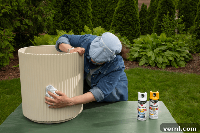 Repurpose Your Planter into a Stylish Patio Side Table 4 Side 3