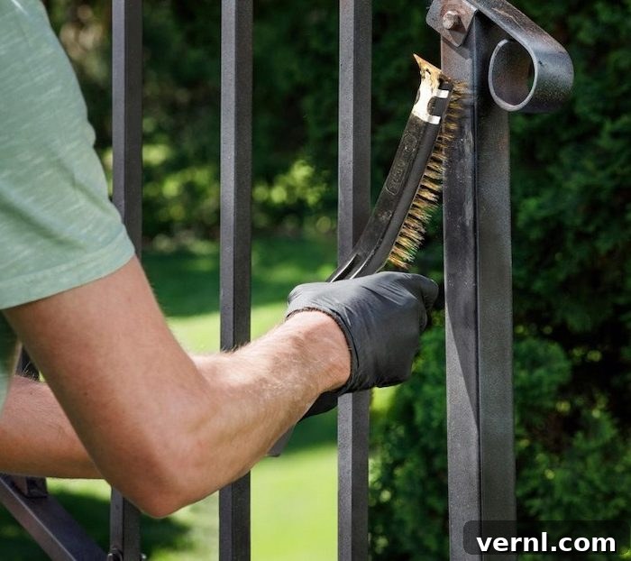 Bring Your Wrought Iron Railing Back to Life 4 Iron3