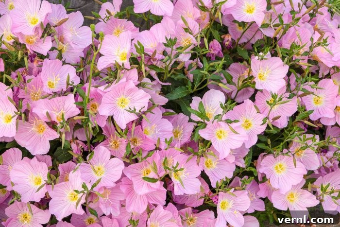 Annuals Perennials Biennials Understanding Plant Lifespans 5 Beautiful Evening Primrose, a typical biennial flower with delicate pink blooms