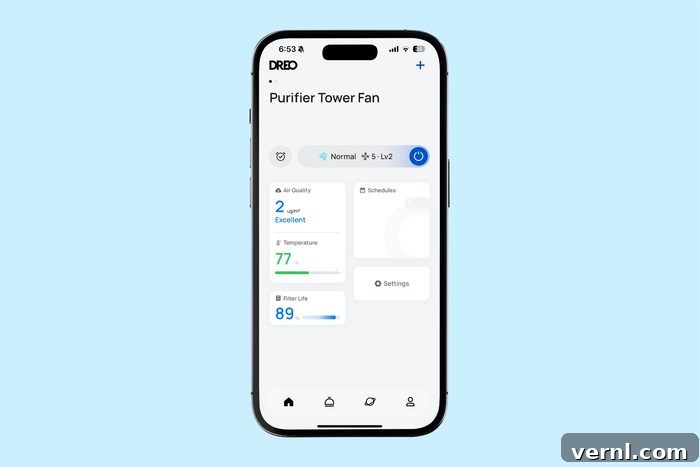 Dreo Tower Fan Review Your Smart Solution for Cool Clean Air 4 Dreo Tower Fan Review App Screenshot