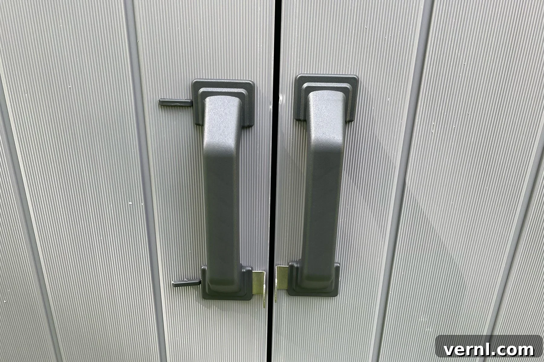 Keter Storage Shed Review: Smart Storage for Small Outdoor Spaces 6 Keter Shed Door handles