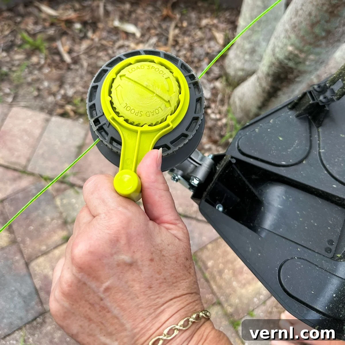 Ryobi Cordless String Trimmer The Full String of Details 3 Ryobi Cordless String Trimmer in a garden