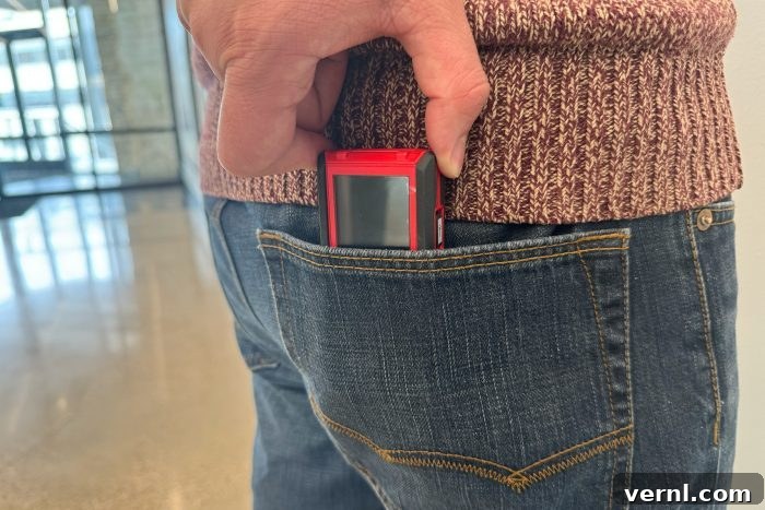 Milwaukee Laser Measure Review: Hands-On 2 Milwaukee Laser Measure in use