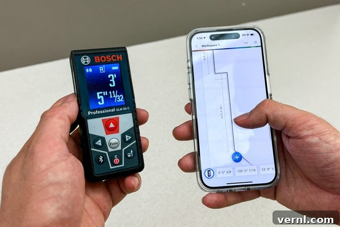 Bosch Laser Measure Review: Hands-On with Two Models 3 Bosch Laser Measure mobile app testing
