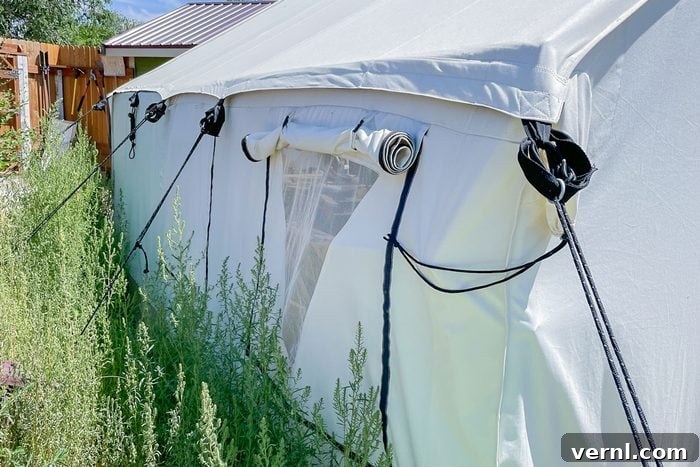 White Duck Canvas Tent