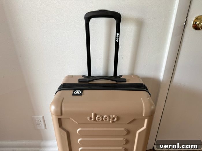 Delsey Paris and Jeep Unveil New Outdoor Luggage: Our Honest Review 2 Fhma24 Delsey Paris X Jeep Large Spinner Trunk Mary Henn 06 Ssedit