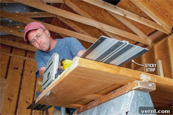Track Saw Over Table Saw: Why It's the DIYer's Must-Have Tool 5 Track Saw No Slip Track