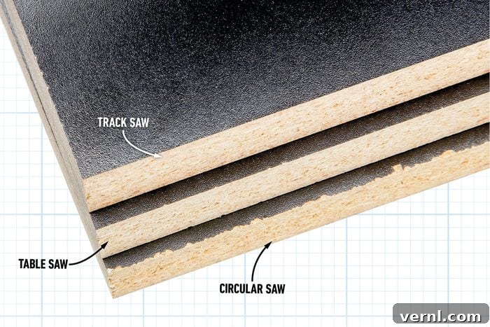 Track Saw Over Table Saw: Why It's the DIYer's Must-Have Tool 8 Track Saw Cut Comparison - Clean Edges