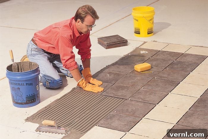 Mastering Your Tile Patio Build 4 A Guide To Building A Patio With Ceramic Tile Fh97apr 01098004