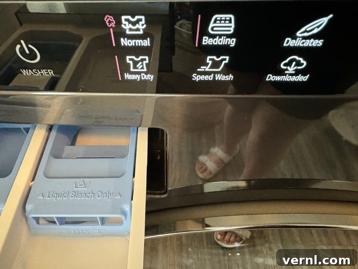 LG WashTower Tested: Is It Worth The Hype? 5 LED Touch Buttons on LG WashTower