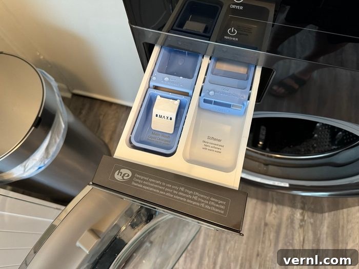 LG WashTower Tested: Is It Worth The Hype? 8 4 Tray Dispenser on LG WashTower