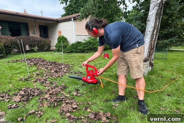 Toro Ultra Blower Vac: Affordable Clean Yards, All Season Long 2 Fhma24 Toro Ultra Leaf Blower Vac in operation, highlighting its dual handles and cord management system.